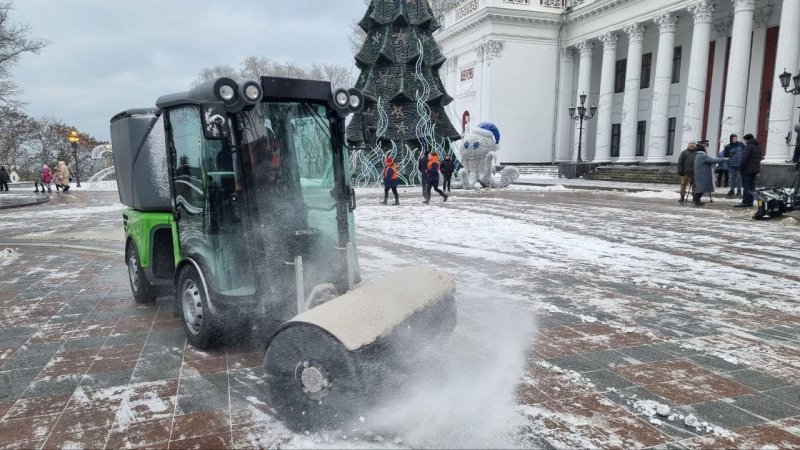 Снег в Одессе будут чистить спецавто из Дании