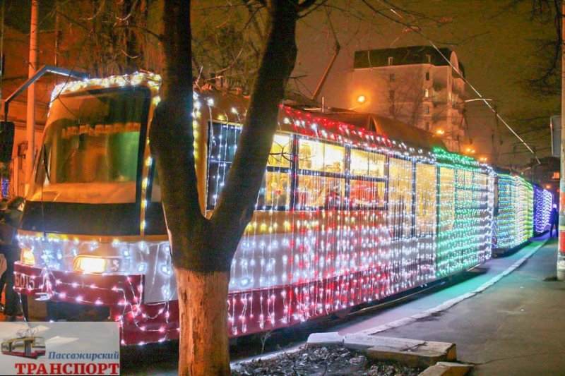 В Одессе состоится Рождественский парад трамваев с музыкой и пением (расписание)