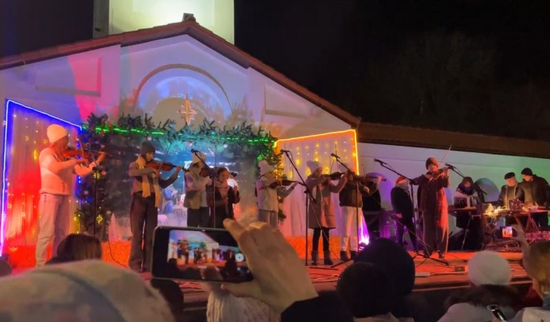 В Арцизе отметили Рождество народными песнями и обрядами и благословением юных спортсменов на новые победы (фото)