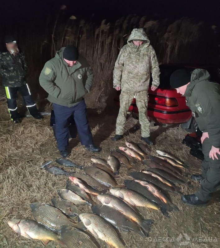 В Одесской области задержаны зимние подводные охотники (фоторепортаж)
