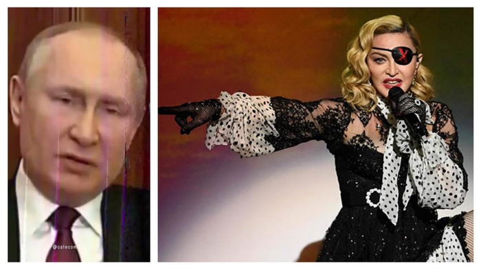 Мадонна написала “Слава Украине” и сравнила Путина с Гитлером