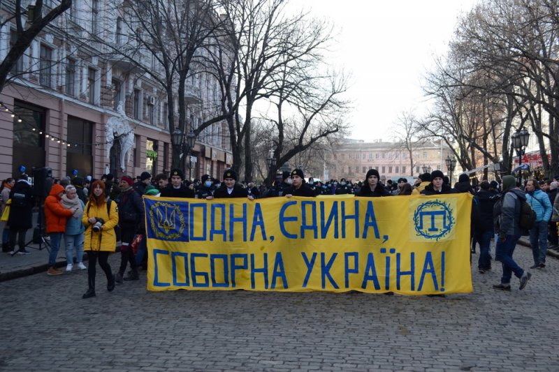 Одесса отметила День единства: торжественные митинги, флешмобы и марши патриотов (фото, видео)