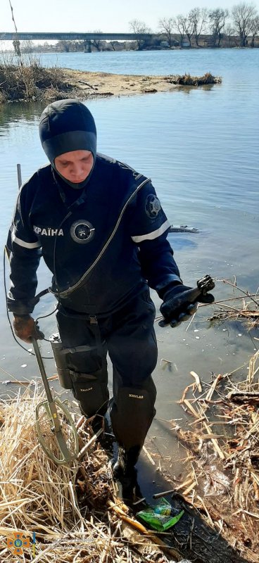 В Одесской области рыбак выловил в реке мину (фото)