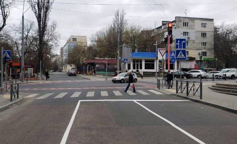 На одной из улиц Одессы введена новая схема дорожного движения