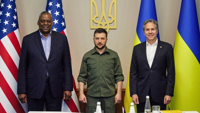 У Києві відбувся візит держсекретаря та міністра оборони США