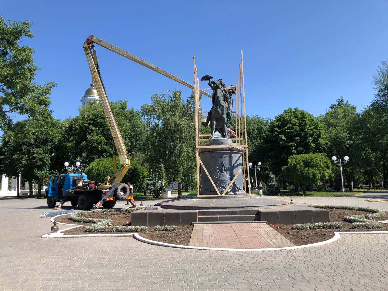 Памятник Суворову в Измаиле