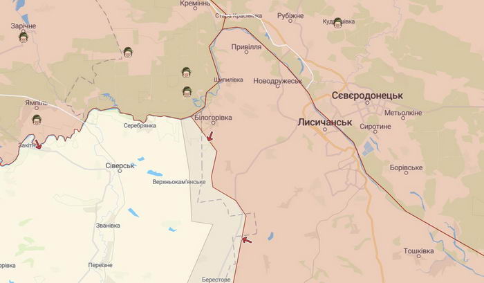ВСУ отошли из Лисичанска на более выгодные позиции
