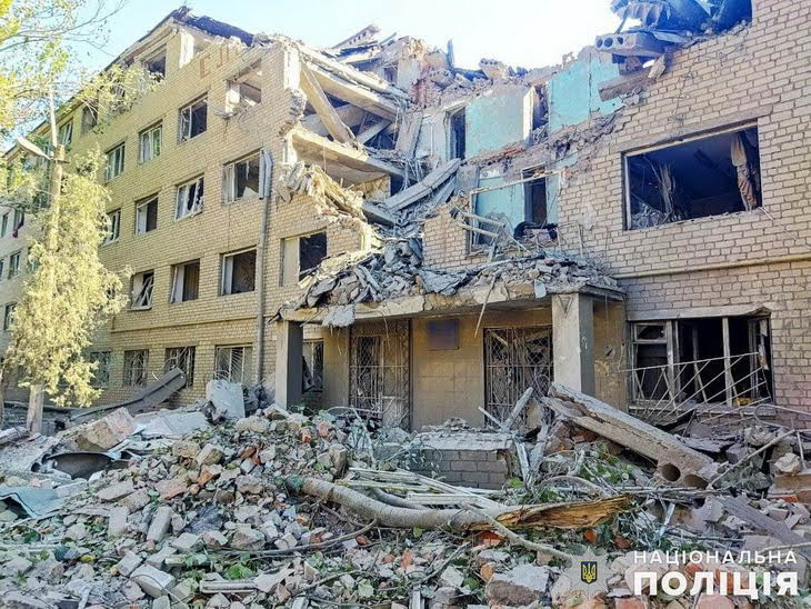 Николаев потерпел значительные разрушения минувшей ночью (фото)