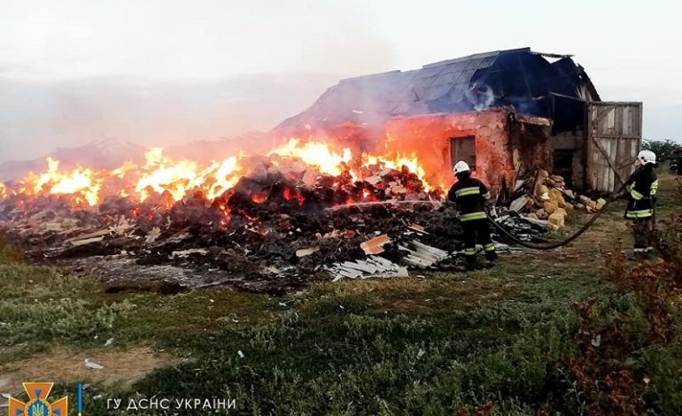 Пожар в Белгород-Днестровском районе: спасено от огня 30 тонн зерна
