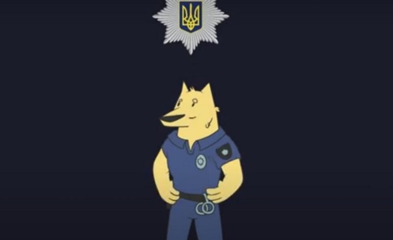 На Одещині чотиролапий помічник поліції проводить відеоуроки з особистої безпеки