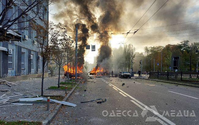 Россияне обстреляли центр Киева