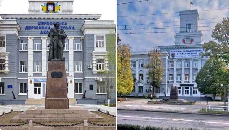 В Херсоне исчезли памятники Суворову и Ушакову