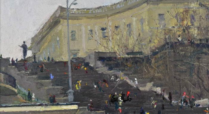 Российские оккупанты ограбили галерею одесского художника Гавдзинского в Новой Каховке