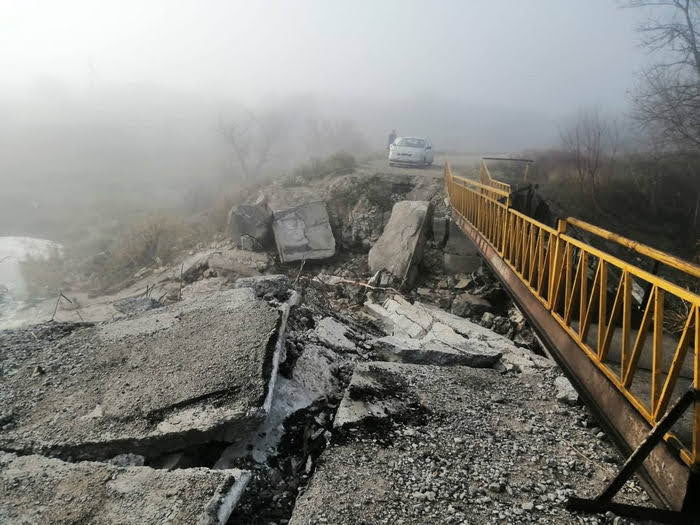 В Херсонской области восстановили один из взорванных рашистами мостов через Ингулец