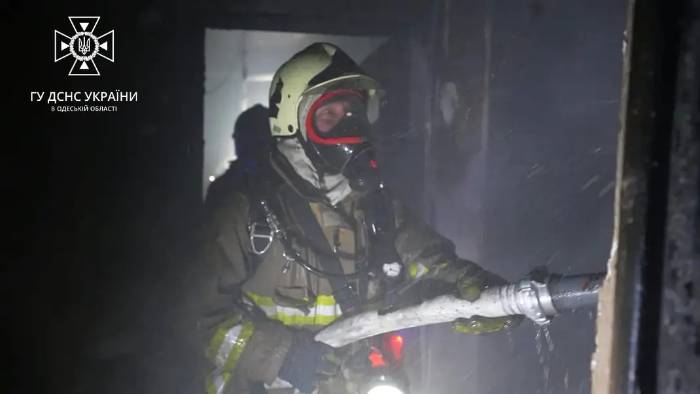 В одесском ЖК “Альтаир” сгорела квартира на 25 этаже