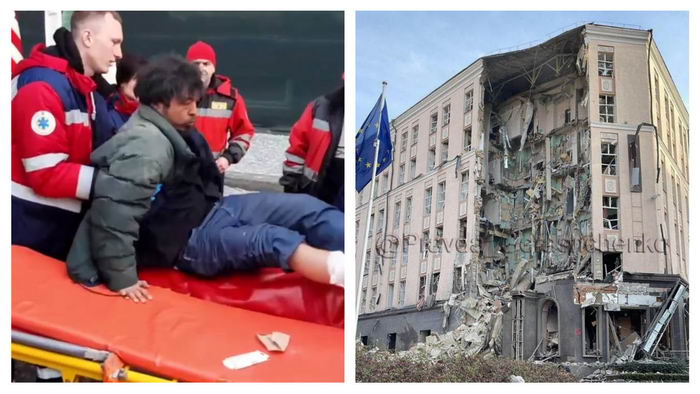 В Киеве российские ракеты попали в отель и частный сектор, 1 человек погиб