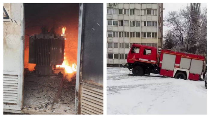 На поселке Котовского застрял пожарный автомобиль, который ехал тушить трансформатор