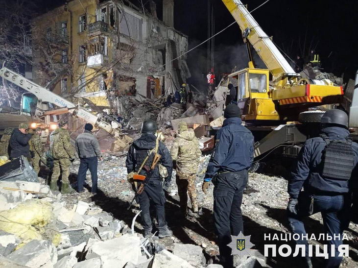 В Краматорске российская ракета разрушила жилой дом и убила 3 жителей