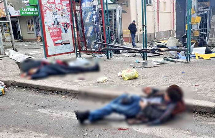 Россия обстреляла в Херсоне остановку общественного транспорта – 6 человек погибли