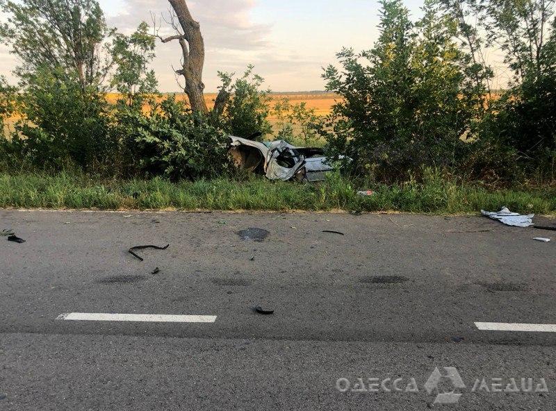 В ДТП в Болградском районе погиб водитель, а двое пассажиров госпитализированы