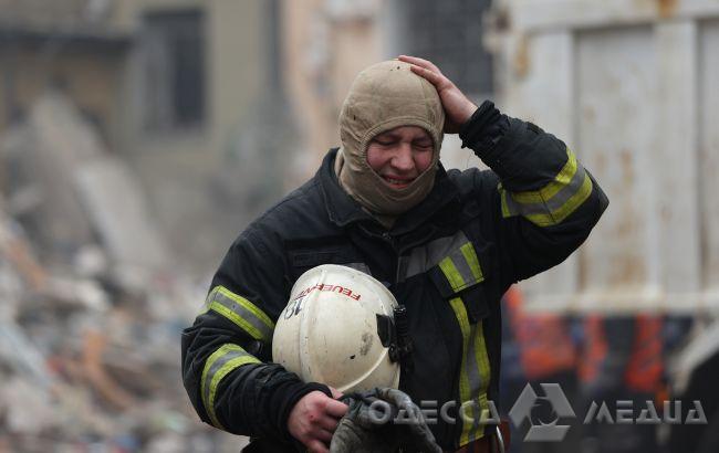 В Киеве во время ракетного удара зафиксировано падение обломков