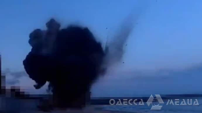 В Одесской области военные моряки уничтожили морскую мину
