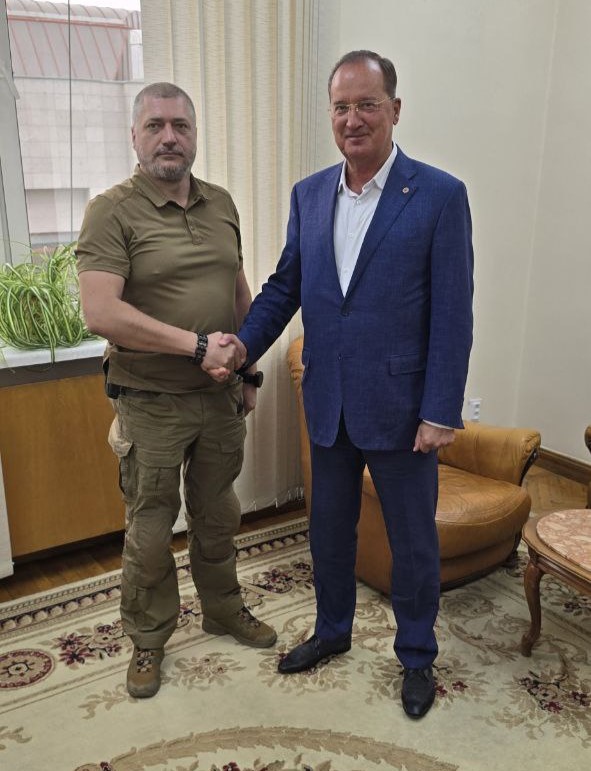 Олег Радковський зустрівся з начальником штабу Української добровольчої армії