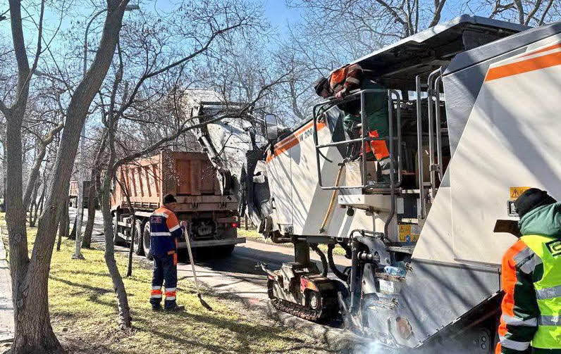 В Одессе начали весенний ремонт Трассы здоровья