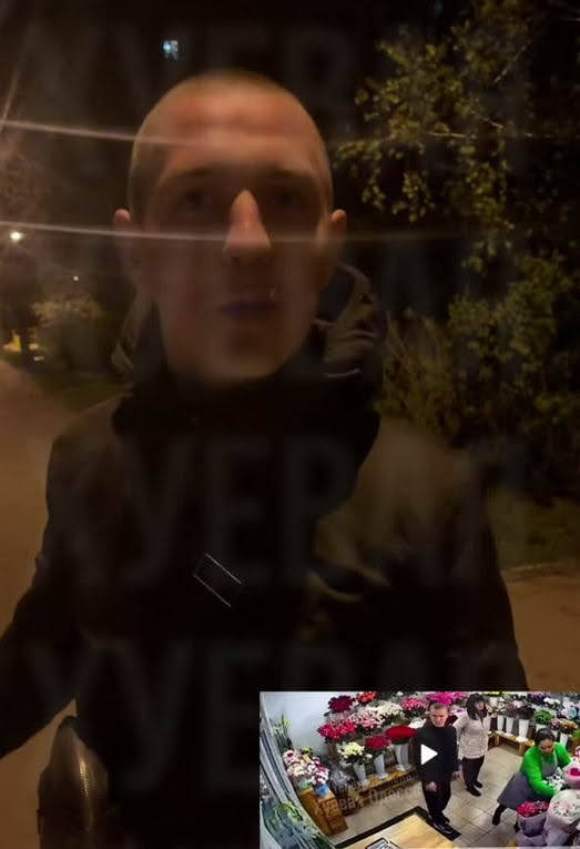 В одесском цветочном магазине юноша дерзко украл букет цветов